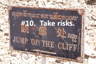 10 take risks
